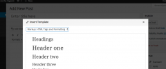 TinyMCE Templates screenshot 2