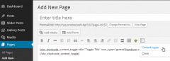 Toggles Shortcode and Widget screenshot 1