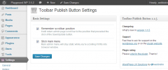 Toolbar Publish Button screenshot 1