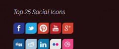 Top 25 Social Icons screenshot 1