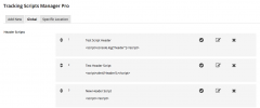 Tracking Scripts Manager screenshot 3