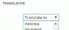 Translator screenshot 2