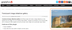 Translucent image slideshow gallery screenshot 1