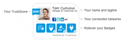 TrustCloud - TrustCard Widget screenshot 1