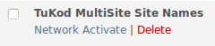 TuKod MultiSite Site Names screenshot 1