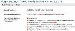 TuKod MultiSite Site Names screenshot 6