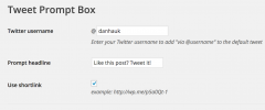 Tweet Prompt Box screenshot 1