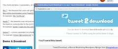 Tweet2Download screenshot 3