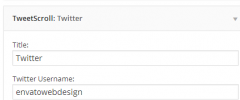 TweetScroll Widget screenshot 1