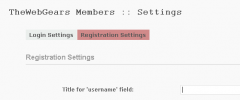 TheWebGears Members Plugin screenshot 1