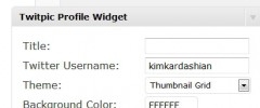 Twitpic Profile Widget screenshot 1