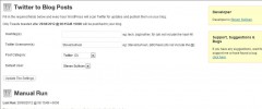 Twitter Blog Posts Automatically screenshot 1