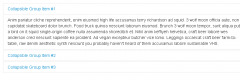 Twitter Bootstrap Collapse aka Accordian Shortcode screenshot 1