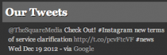 Twitter Feed Widget screenshot 1