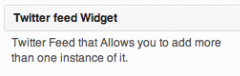 Twitter Feed Widget screenshot 3