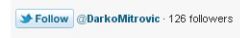 Twitter Follow Button for WordPress screenshot 1