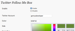 Twitter Follow Me Box screenshot 1