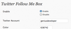 Twitter Follow Me Box screenshot 2
