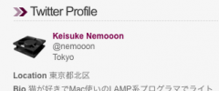 Twitter Profile Widget screenshot 1
