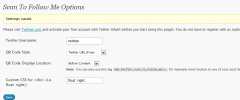 Twitter Scan To Follow Me Plugin screenshot 1