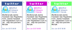 Twitter Signatures Widget screenshot 7
