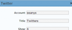 Twitter Widget screenshot 1