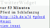 TwitterWidget screenshot 2