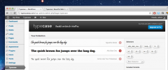 Typecase Web Fonts screenshot 1