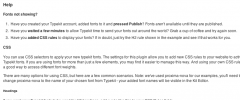 Typekit Fonts for WordPress screenshot 2