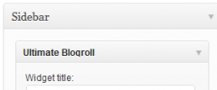 Ultimate Blogroll screenshot 6