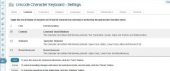 Unicode Character Keyboard screenshot 1