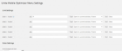 Unite Mobile Optimizer Menu screenshot 1