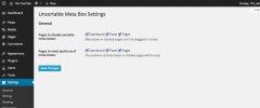 Unsortable Meta Box screenshot 2