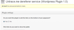 UntraceMe Dereferer Service screenshot 1