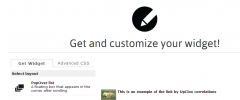 Wordpress UpCloo Plugin screenshot 2