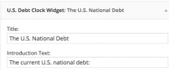 U.S. Debt Clock Widget screenshot 2