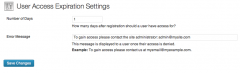 User Access Expiration screenshot 2