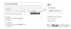 User Access Shortcodes screenshot 1
