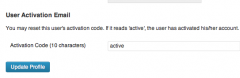 User Activation Email screenshot 2