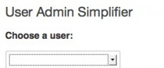User Admin Simplifier screenshot 1