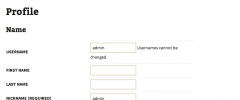 User Frontend screenshot 1