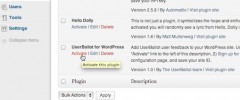 UserBallot for WordPress screenshot 1