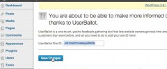 UserBallot for WordPress screenshot 4