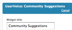 UserVoice Idea List Widget screenshot 1