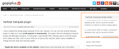 Vertical marquee plugin screenshot 1