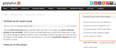 Vertical scroll recent post screenshot 1