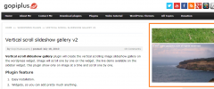 Vertical scroll slideshow gallery v2 screenshot 1