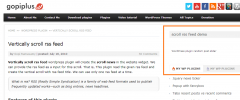 Vertically scroll rss feed screenshot 2