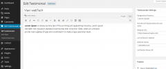 Viavi WP Testimonials screenshot 1