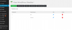 Viavi WordPress Timeline screenshot 1